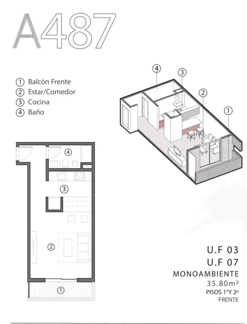 EDIFICIO A487 EN MERLO -  BS. AS.