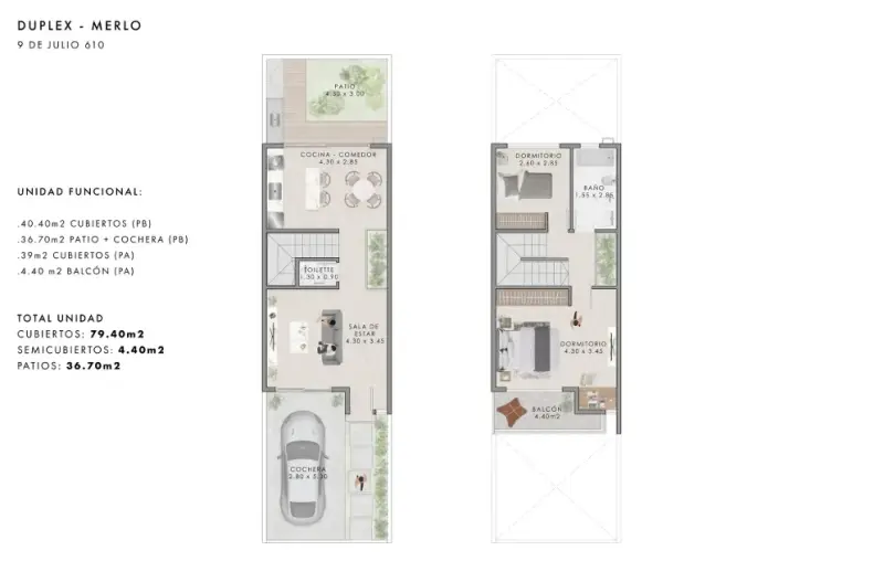 BOHO HOUSE. DÚPLEX DE DISEÑO EN MERLO BS. AS.